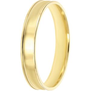 14K geelgouden dames trouwring 4mm Nisa TW 453