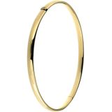 14 Karaat geelgouden bangle ovaal