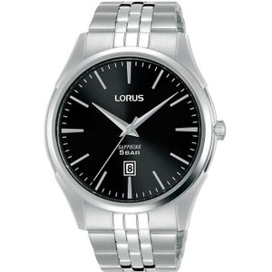 Lorus Heren Horloge Saffierglas Zilverkleurig 50m RH945NX9