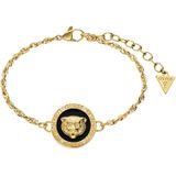 Guess stalen goldplated armband DAKTARI