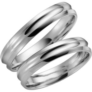 Palladium trouwring Poppy Heren H117P