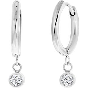 Myla stalen goldplated oorringen voor dames