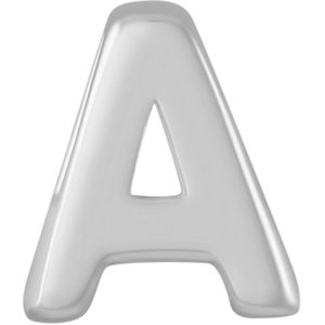 Zilveren hanger alfabet