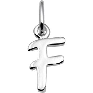 Zilveren hanger alfabet