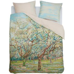 Beddinghouse x Van Gogh Museum Orchard dekbedovertrek - Eenpersoons - 140x200/220 - Naturel