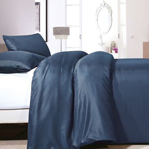 Zensation Dekbedovertrek Satin Point Navy-200x200/220