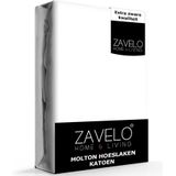 Zavelo Molton Hoeslaken (100% Katoen)-Lits-jumeaux (160x200 cm)