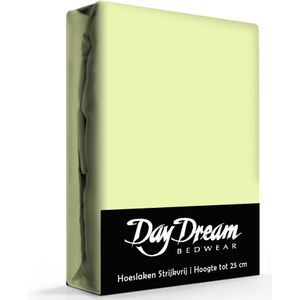 Day Dream Hoeslaken Katoen Lime Groen-140 x 200 cm