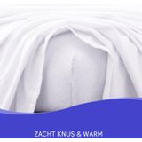 Zavelo Flanel Laken Licht Grijs-1-persoons (150x260 cm)