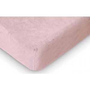 Romanette Luxe Velours Hoeslaken Tweepersoons (140/150/160/200x200/220 cm) - Roze