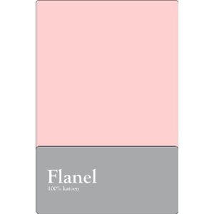 Flanellen Lakens Romanette Roze-200 x 260 cm