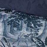 Beddinghouse Paysage dekbedovertrek - Lits-Jumeaux - 240x200/220 - Blauw