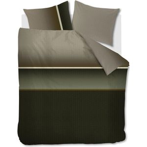 Beddinghouse Dekbedovertrek Kian Olive Green-Lits-jumeaux (260 x 200/220 cm)