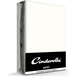 Cinderella - Weekend - Hoeslaken - Tot 25 cm matrashoogte - 100% Katoen - 120x200 cm - Ivoor