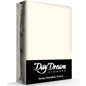 Day Dream Jersey Hoeslaken Ecru-190 X 220 cm