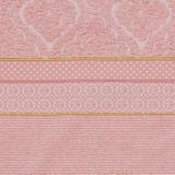 Pip Studio Soft Zellige Badtextiel Coral-Handdoek (55x100 cm) - Set van 3