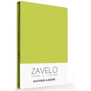 Zavelo Laken Basics Limoen (Katoen)-1-persoons (180x290 cm)