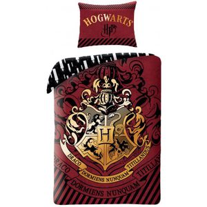 Harry Potter Dekbedovertrek Wizardry - Eenpersoons - 140 x 200 cm - Katoen