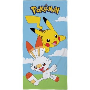 Pokémon Strandlaken, Scorbunny - 70 x 140 cm - Katoen