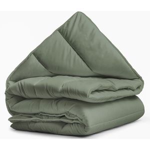 Sleeptime All-in one Omkeerbare Dekbed - Dekbed zonder Overtrek - 200x200 - Groen