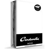 Cinderella Topper Hoeslaken Satijn White-140 x 200 cm