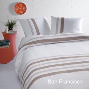 Papillon Dekbedovertrek San Francisco Beige-140x200/220