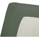 Beddinghouse Dutch Design Jersey Stretch Topper Hoeslaken Groen - 1-persoons (90x200/220 cm)