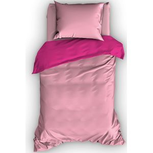 Duimelot Dekbedovertrek Princessa Roze Fuchsia-100 x 135 cm