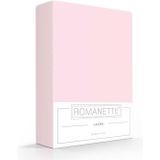 Romanette Luxe Katoen Laken Tweepersoons 200x250 - Roze