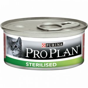 24x Pro Plan Cat Blik Paté Sterilised Zalm & Tonijn 85 gr