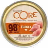 12x Wellness Core Kattenvoer 98% Recipe Kalkoen 85 gr