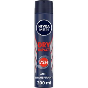 12x Nivea Men Anti-Transpirant Spray Dry Impact 200 ml