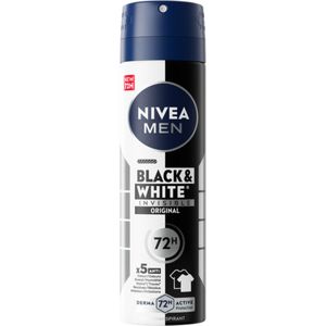 3x Nivea Men Deodorant Spray Invisible for Black & White 150 ml