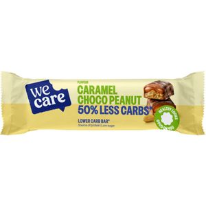 10x WeCare Lower Carb Bar Caramel Choco Peanut 35 gr
