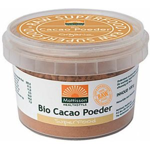 3x Mattisson Biologische Cacao Poeder 100 gr