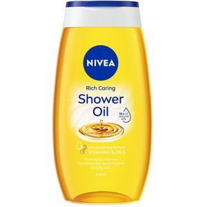 3x Nivea Doucheolie Rich Caring 200 ml