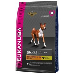 3x Eukanuba Dog Active Adult Medium 3 kg