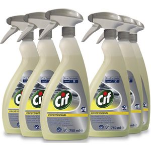 6x Cif Professional Ontvetter Pro Formula 750 ml