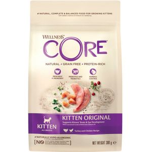 Wellness Core Kattenvoer Kitten Kalkoen - Zalm 300 gr