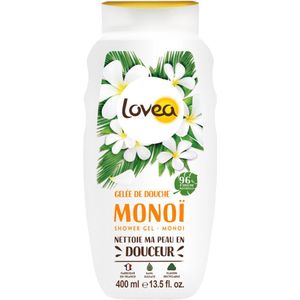 12x Lovea Sulfaatvrije Douchegel Monoï 400 ml