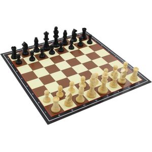 Jumbo Schaken - Het klassieke schaakspel met houten speelstukken | Geschikt voor 2 spelers vanaf 6 jaar