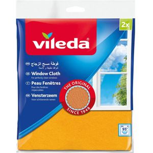 3x Vileda Vensterzeem +30% Microfibre 2 Stuks