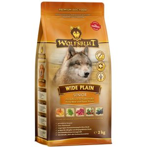 3x Wolfsblut Wide Plain Senior 2 kg