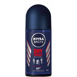 3x Nivea Men Deodorant Roller Dry Impact 50 ml