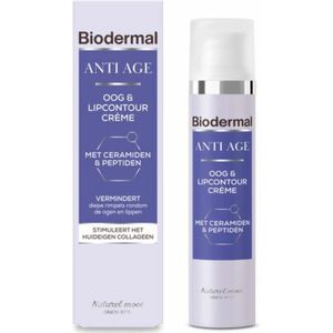 Biodermal Oog & Lip Contour crème Anti Age 15 ml