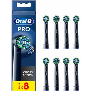 Oral-B Opzetborstels Pro Cross Action Zwart 8 stuks