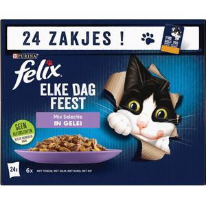 Felix Elke Dag Feest Mix Selectie in Gelei 24 x 85 gr