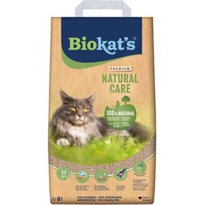 2+1 gratis: Biokat's Kattenbakvulling Natural Care 8 liter