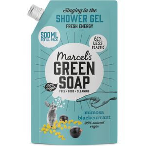 Marcel's Green Soap Douchegel Navulling Mimosa & Zwarte Bes 500 ml