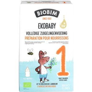 Biobim Zuigelingenvoeding 0+ mnd Ekobaby 1 600 gr